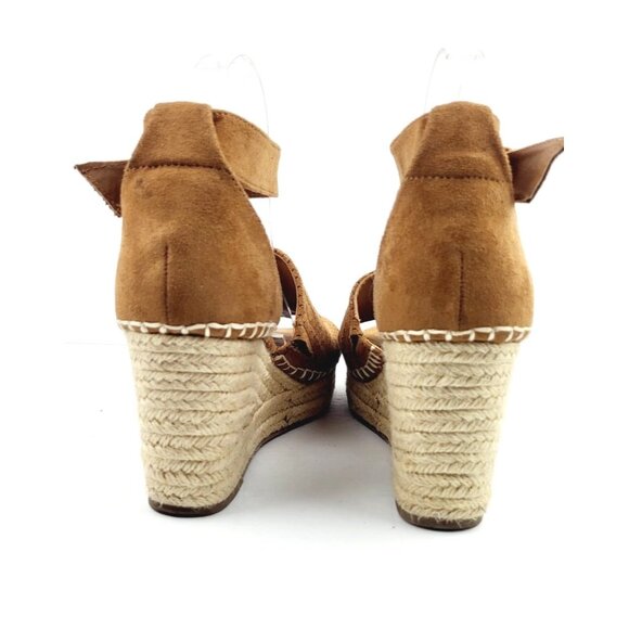 ALTAR’D STATE brown suede buckle espadrille wedge - Size‎ 8.5 - Picture 4 of 8